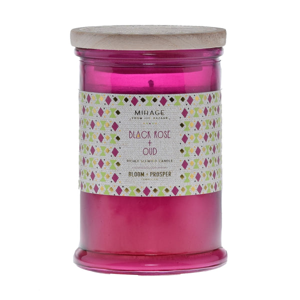 Black Rose & Oud Bloom and Prosper Candles