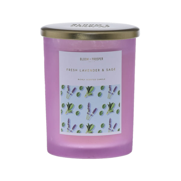 Fresh Lavender & Sage Bloom and Prosper Candles