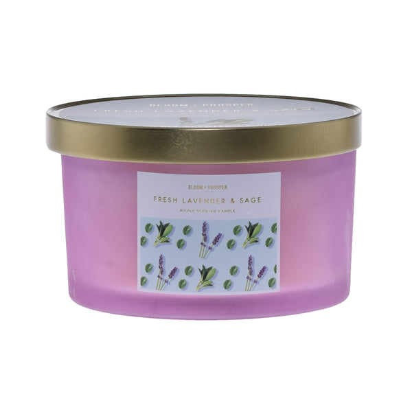 Fresh Lavender & Sage Bloom and Prosper Candles